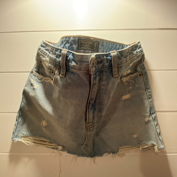 Denim Mini Skirt - Picture 1 of 2